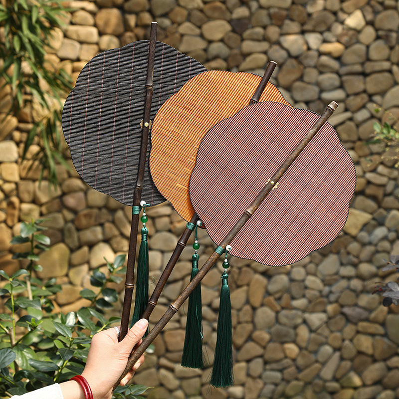 Handmade bamboo fan